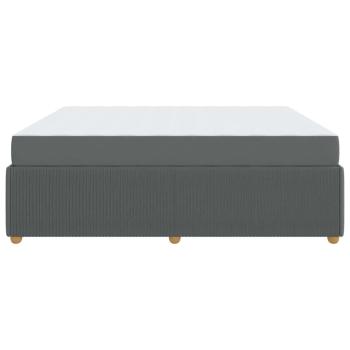 Bettgestell Sonstiges Dunkelgrau 180 x 200 cm Stoff
