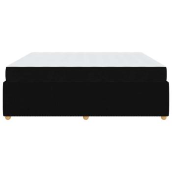 Bettgestell Sonstiges Schwarz 180 x 200 cm Stoff