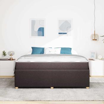 Bettgestell Sonstiges Dunkelbraun 180 x 200 cm Stoff