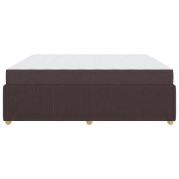 Bettgestell Sonstiges Dunkelbraun 180 x 200 cm Stoff