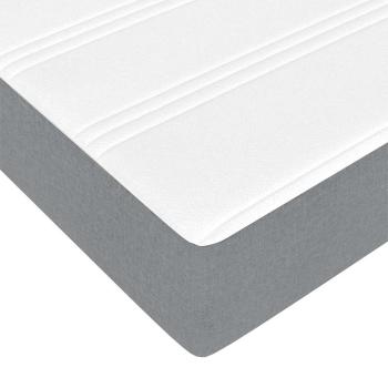 Bettgestell Sonstiges Hellgrau 200 x 200 cm Stoff