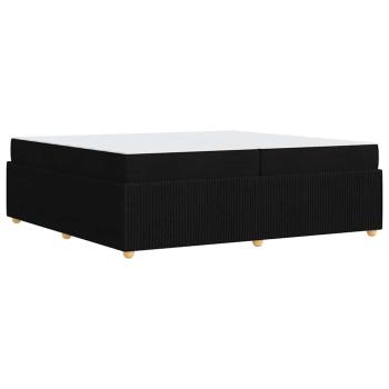 Bettgestell Sonstiges Schwarz 200 x 200 cm Stoff
