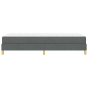 Boxspringbett Taupe, Braun 80 x 200 cm Stoff, Ingenieurholz