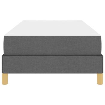 Boxspringbett Taupe, Braun 90 x 190 cm Stoff, Ingenieurholz