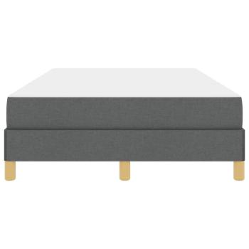 Boxspringbett Taupe, Braun 120 x 190 cm Stoff, Ingenieurholz
