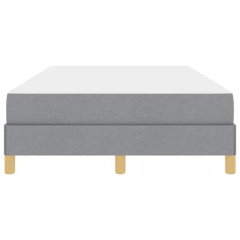 Boxspringbett Taupe, Braun 120 x 200 cm Stoff, Ingenieurholz