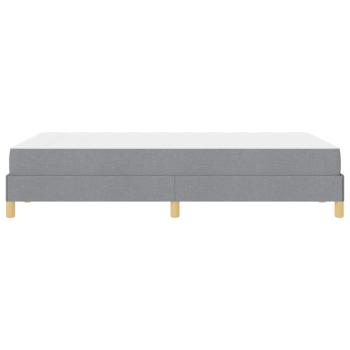 Boxspringbett Taupe, Braun 120 x 200 cm Stoff, Ingenieurholz
