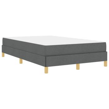 Boxspringbett Taupe, Braun 120 x 200 cm Stoff, Ingenieurholz