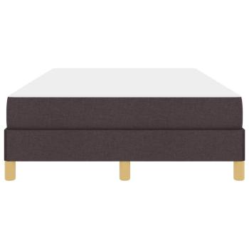 Boxspringbett Braun 120 x 200 cm Stoff, Ingenieurholz