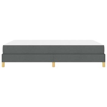Boxspringbett Taupe, Braun 140 x 190 cm Stoff, Ingenieurholz