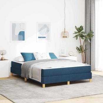 ARDEBO.de - Boxspringbett Taupe, Braun 140 x 190 cm Stoff, Ingenieurholz
