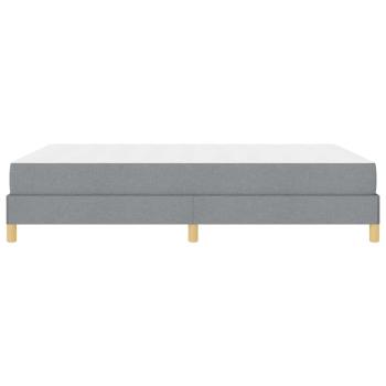 Boxspringbett Taupe, Braun 140 x 200 cm Stoff, Ingenieurholz