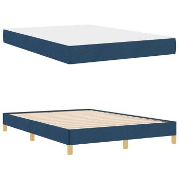 Boxspringbett Taupe, Braun 160 x 200 cm Stoff, Ingenieurholz