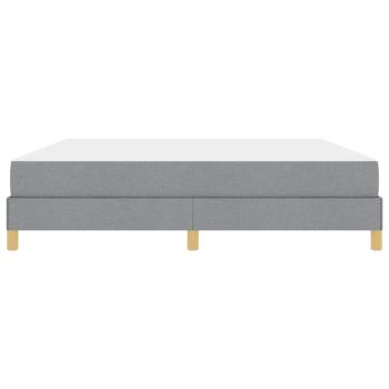 Boxspringbett Taupe, Braun 180 x 200 cm Stoff, Ingenieurholz