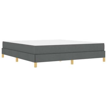 Boxspringbett Taupe, Braun 180 x 200 cm Stoff, Ingenieurholz