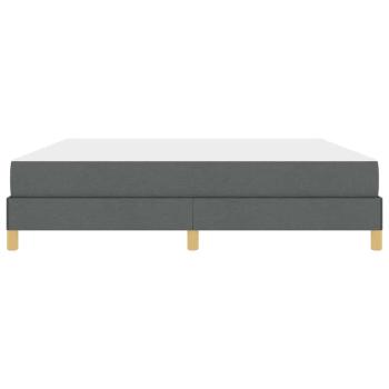 Boxspringbett Taupe, Braun 180 x 200 cm Stoff, Ingenieurholz