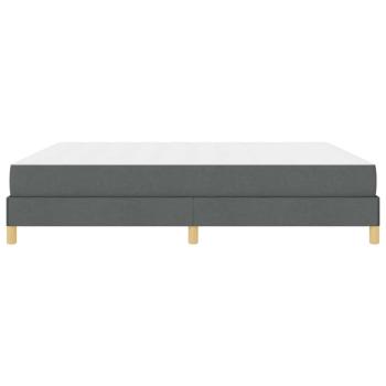 Boxspringbett Taupe, Braun 180 x 200 cm Stoff, Ingenieurholz