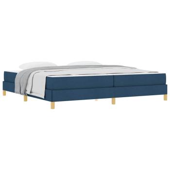 Boxspringbett Taupe, Braun 200 x 200 cm Stoff, Ingenieurholz