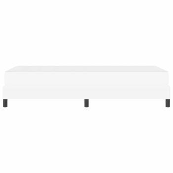 Bett Sonstiges Reinweiß 90 x 190 cm Kunstleder