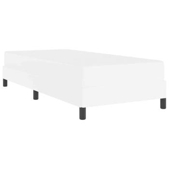 Bett Sonstiges Reinweiß 90 x 190 cm Kunstleder