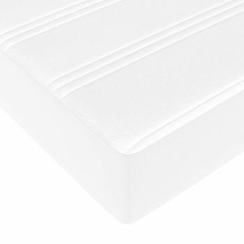 Bett Sonstiges Reinweiß 100 x 200 cm Kunstleder