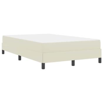 Bett Sonstiges Creme 100 x 200 cm Kunstleder