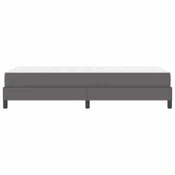 Bett Sonstiges Grau 100 x 200 cm Kunstleder