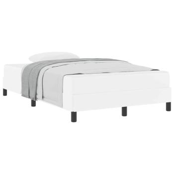 Bett Sonstiges Reinweiß 120 x 190 cm Kunstleder