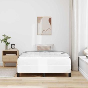 Bett Sonstiges Reinweiß 120 x 190 cm Kunstleder