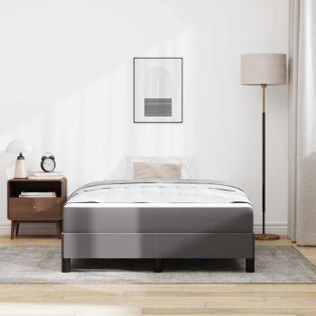 Bett Sonstiges Grau 120 x 200 cm Kunstleder