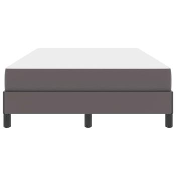 Bett Sonstiges Grau 120 x 200 cm Kunstleder
