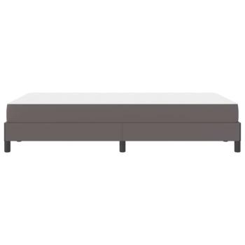 Bett Sonstiges Grau 120 x 200 cm Kunstleder
