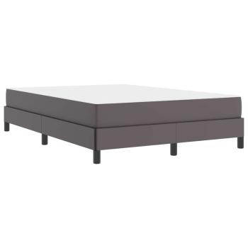 Bett Sonstiges Grau 140 x 190 cm Kunstleder