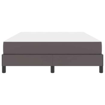 Bett Sonstiges Grau 140 x 190 cm Kunstleder