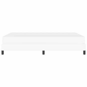 Bett Sonstiges Reinweiß 160 x 200 cm Kunstleder