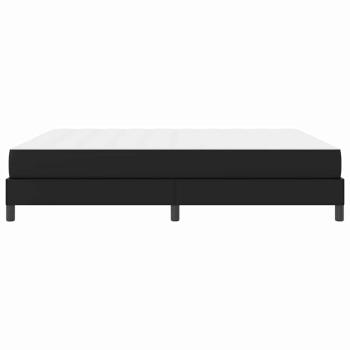 Bett Sonstiges Schwarz 180 x 200 cm Kunstleder