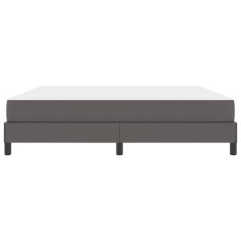 Bett Sonstiges Grau 180 x 200 cm Kunstleder