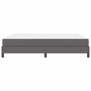 Bett Sonstiges Grau 180 x 200 cm Kunstleder