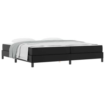 Bett Sonstiges Schwarz 200 x 200 cm Kunstleder