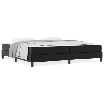 Bett Sonstiges Schwarz 200 x 200 cm Kunstleder