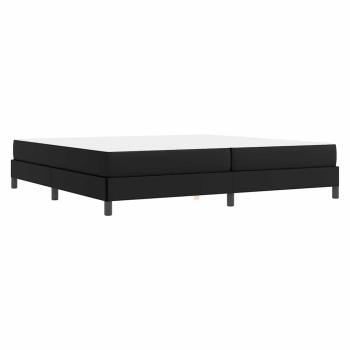 Bett Sonstiges Schwarz 200 x 200 cm Kunstleder