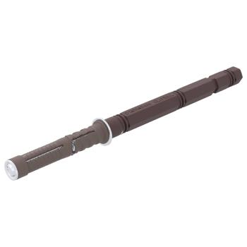 Schwebende Regalhalterungen 12 pcs Braun Ø14 x 210 mm Stahl
