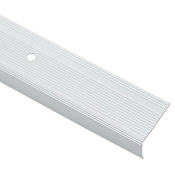 Treppe Nosing 10 pcs Silber 67 cm Aluminium