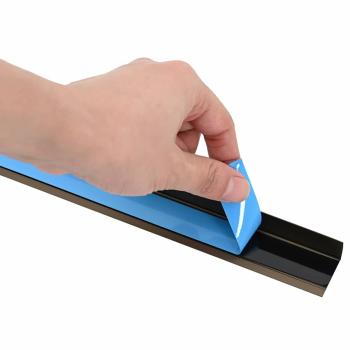 Treppenkantenprofile 30 pcs Braun 67 cm Aluminium