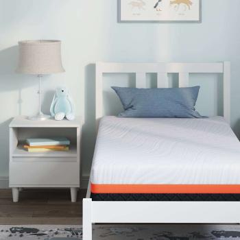 Matratzen Weiß, Grau 80 x 160 cm 100% Polyester Jacquardstoff