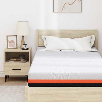 Matratzen Weiß, Grau 90 x 190 cm 100% Polyester Jacquardstoff