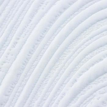 Matratzen Weiß, Grau 200 x 200 cm 100% Polyester Jacquardstoff