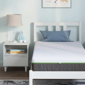 Matratzen Weiß, Grau 80 x 160 cm 100% Polyester Jacquardstoff