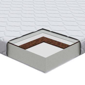 Matratzen Weiß 120 x 60 cm 100% Polyester-Gewebe