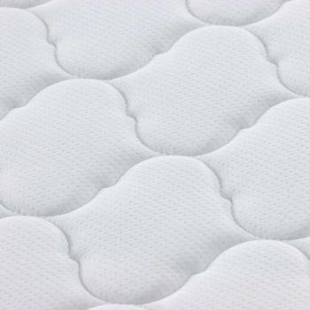 Matratze Weiß 200 x 200 cm Jacquard-Stoff